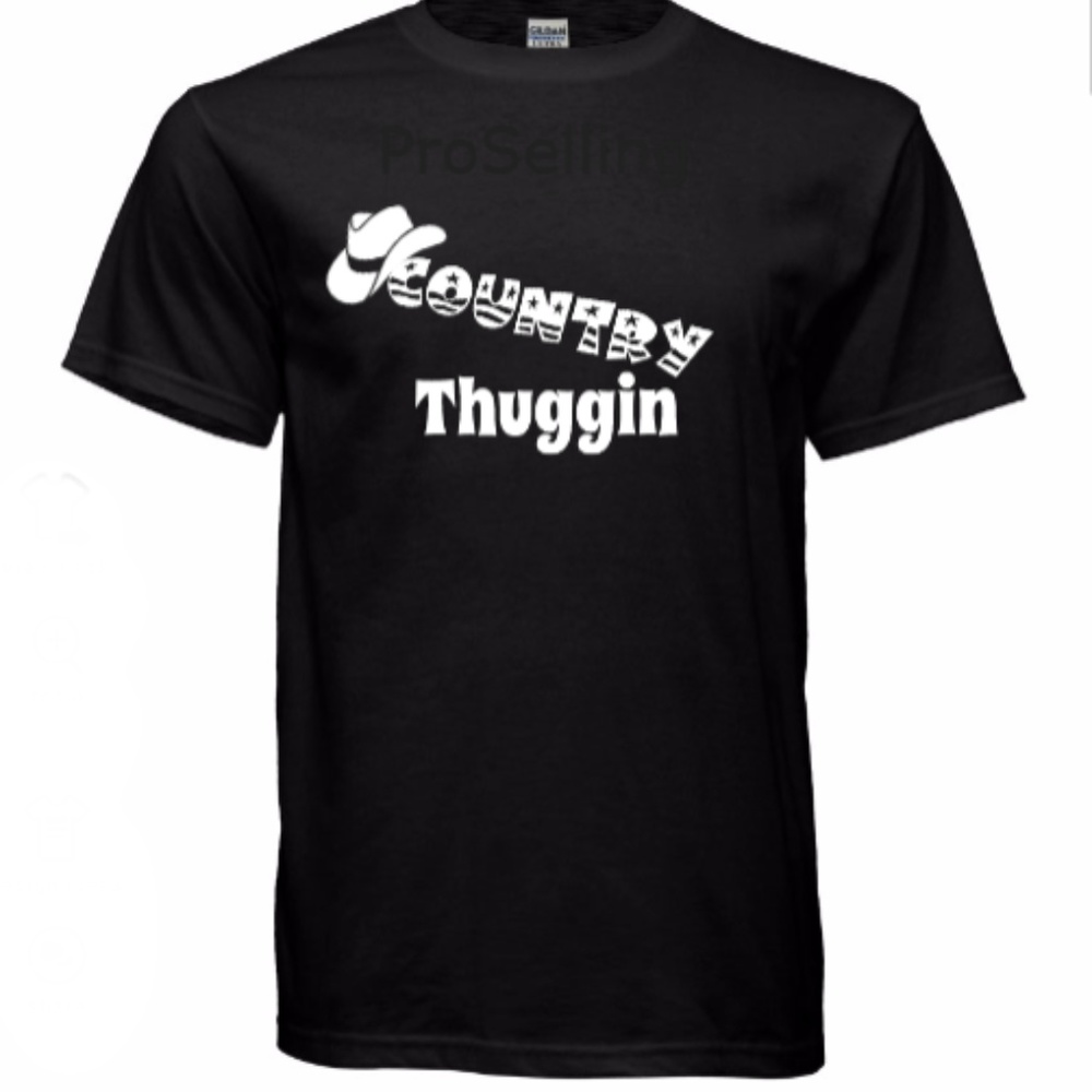 Custom T-shirt "Country Thuggin"